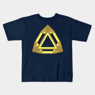gmtrx lawal skeletal truncated tetrahedron Kids T-Shirt